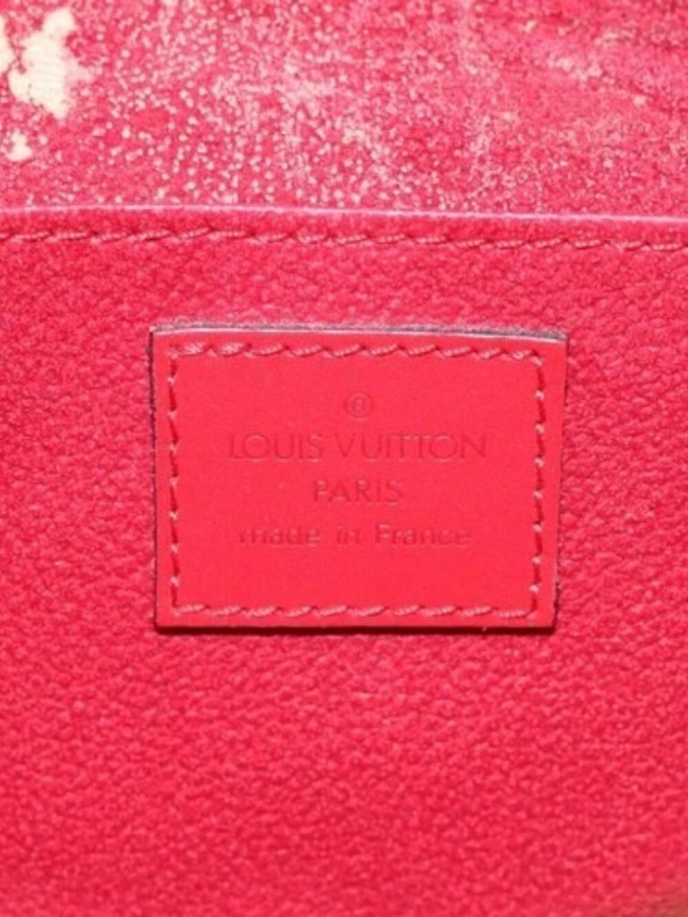 LOUIS VUITTON Epi Dauphine MM Pouch Red M48457 LV Auth th5640 - Picture 8 of 16